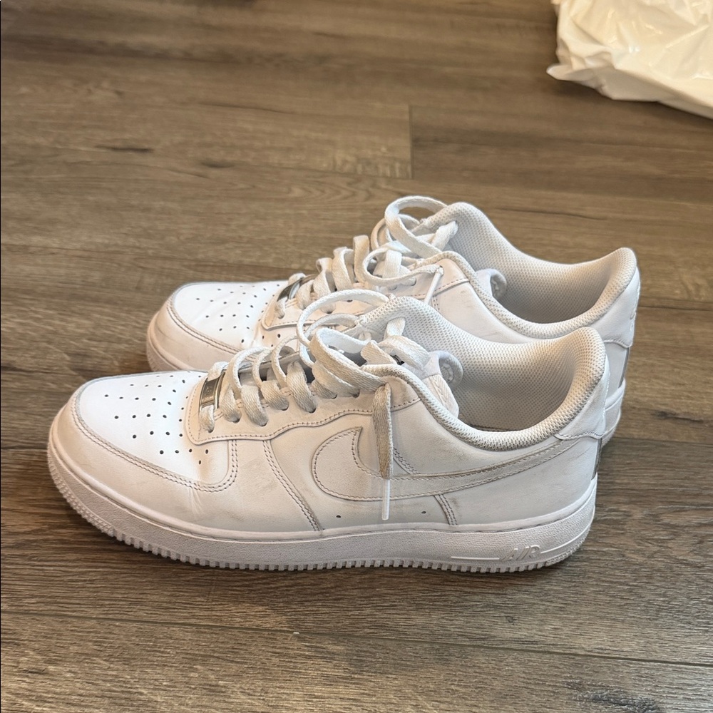 Nike Air Force 1 White Sneakers men size 9